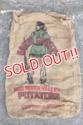 dp-210401-66 RED RIVER VALLEY POTATOES / Vintage Burlap Bag