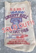 dp-210401-66 IDAHO LIBERTY BELL POTATOES / Vintage Burlap Bag