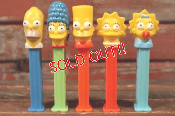 画像1: pz-130917-04 the Simpsons / PEZ Dispenser Set