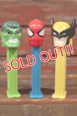 pz-130917-04 Spiderman,Hulk,Wolverine / PEZ Dispenser Set