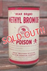 dp-210401-104 BEAR BRAND / METHYL BROMIDE Vintage Can