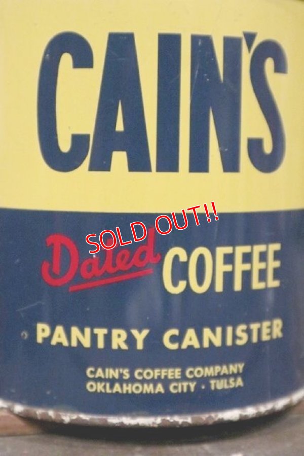 画像2: dp-210501-05 CAIN'S / Vintage Coffee Can