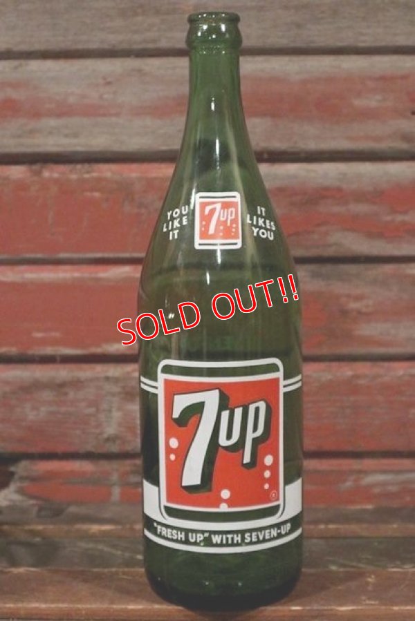 画像1: dp-210301-72 7up / 1950's 1 PINT 12 FL.OZ. Bottle