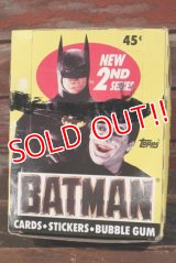 ct-210601-06 BATMAN / Topps 1989 Trading Card Box 2ng Series