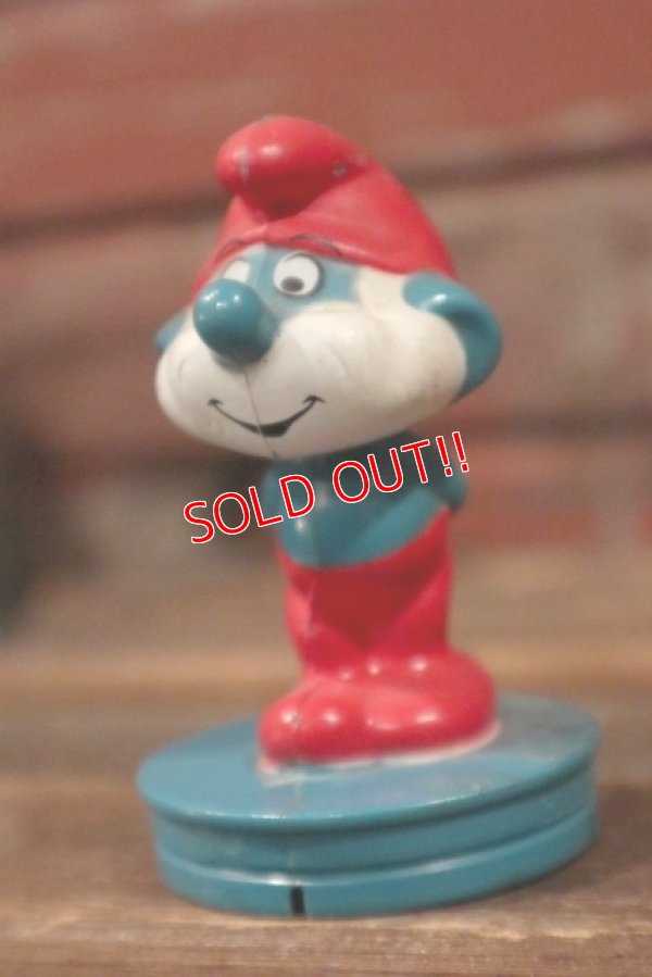 画像2: ct-111018-34 Papa Smurf / 1982 Plastic Figure