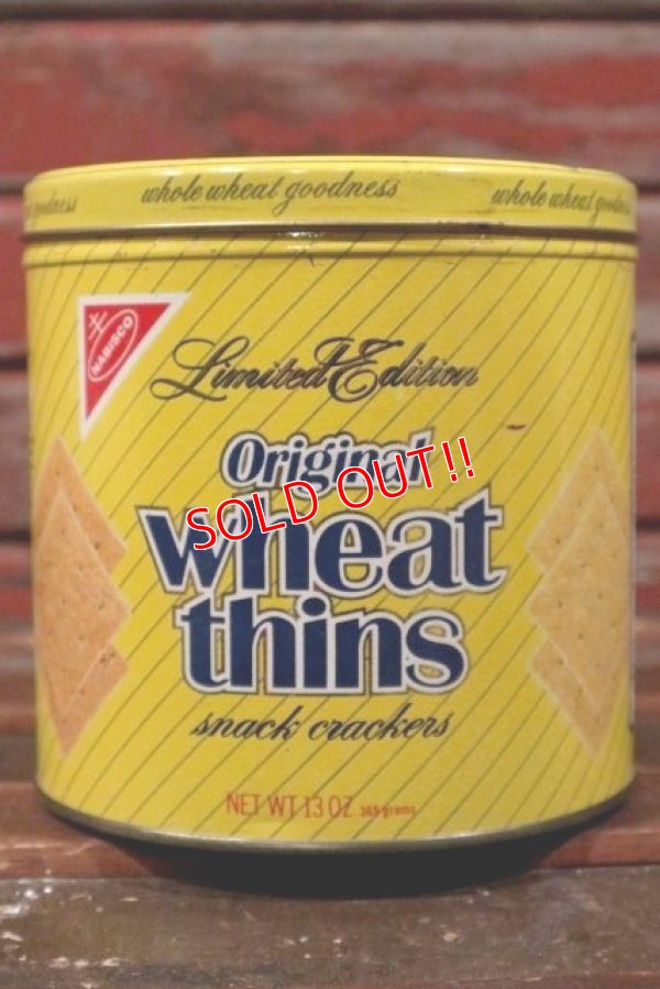 画像1: dp-210501-30 Nabisco Original Wheat Thins / 1987 Tin Can