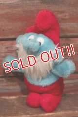 ct-120904-09 Papa Smurf / 1980's mini Plush Doll