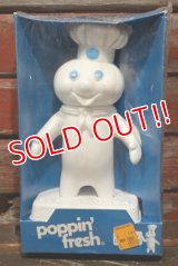 ct-210701-61 Pillsbury / Poppin' Fresh 1970's Soft Vinyl Doll w/Stand