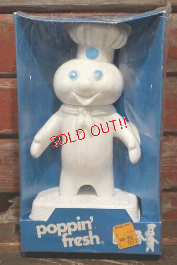 画像1: ct-210701-61 Pillsbury / Poppin' Fresh 1970's Soft Vinyl Doll w/Stand