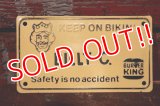 ct-210701-17 Burger King / 1970's Bicycle Plate