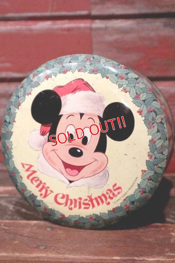 画像1: ct-210701-39 Walt Disney's / 1970's Merry Christmas Collectors Edition Volume I Tin Can