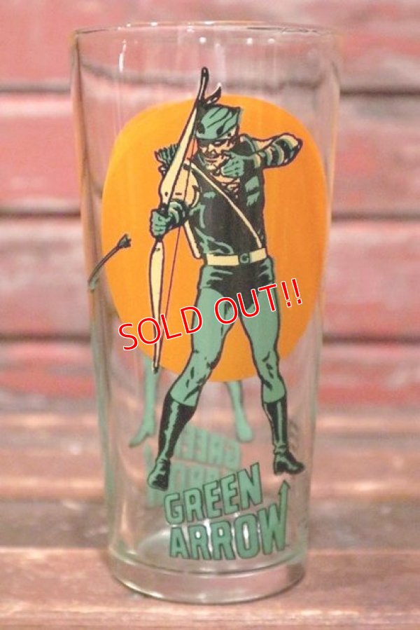 画像1: gs-190605-01 Green Arrow / PEPSI 1976 Collector Series Glass