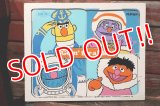 ct-210701-51 SESAME STREET / Playskool 1970's Wood Frame Tray Puzzle