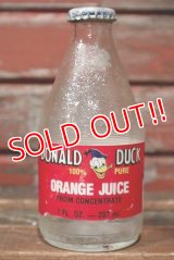 ct-210701-72 Donald Duck / 1980's Orange Juice 7 FL.OZ. Bottle