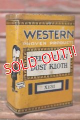 dp-210701-19 WESTERN KEEP KLEAN DUST KLOTH / Vintage Can