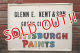 dp-210901-49 PITTSBURGH PAINTS / 1960's〜 Metal Sign