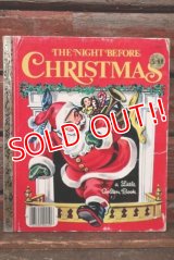 ct-210601-26 a Little Golden Book / 1970's "The Night Before Christmas" Picture Book