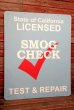 画像1: dp-211001-09 State of California LICENSED SMOG CHECK TEST & REPAIR Sign (1)