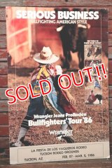 dp-211001-48 Wrangler / Bullfighter's Tour '86 Poster