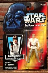 ct-211001-43 STAR WARS / POTF LUKE SKYWALKER with Grapping Hook Blaster and Lightsaber!