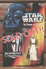 ct-211001-43 STAR WARS / POTF BEN (OBI-WAN) KENOBI with Lightsaber and Removable Coak!