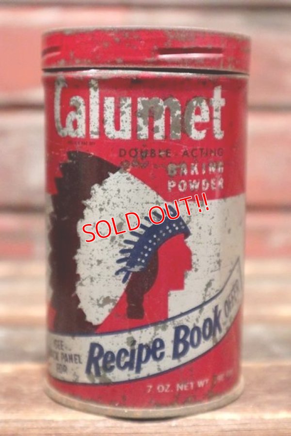 画像1: dp-211110-26 Calumet / Vintage Baking Powder Can