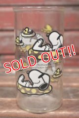 ct-211101-67 KRAFT / PEANUTS 1980's Jelly Glass "Joe Cool & Woodstock"