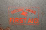 dp-220301-135 SOCONY MOBIL / 1950's FIRST AID KIT BOX