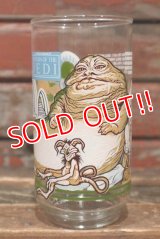 gs-200901-09 STAR WARS / 1983 Return of the JEDI "Jabba the Hutt" Glass