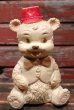 画像1: ct-211210-22 EDWARD MOBLEY / 1960's Marching Bear Rubber Doll (1)