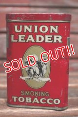 dp-220201-17 UNION LEADER SMOKING TOBACCO / Vintage Tin Can