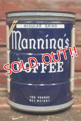 dp-211210-38 Manning's COFFEE / Vintage Tin Can