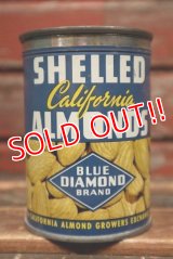 dp-220201-66 BLUE DIAMOND BRAND / Vintage SHELLED ALMONDS Can