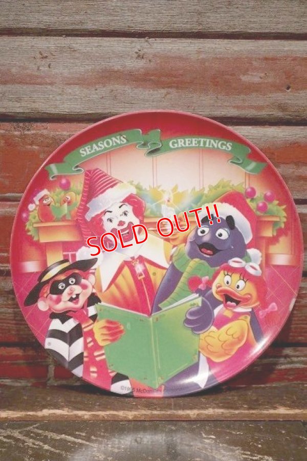 画像1: ct-220301-05 McDonald's / 1995 Collectors Plate "Seasons Greeting"