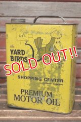 dp-220301-42 the YARD BIRD'S MOTOR OIL / Vintage 2 U.S. Gallons Can