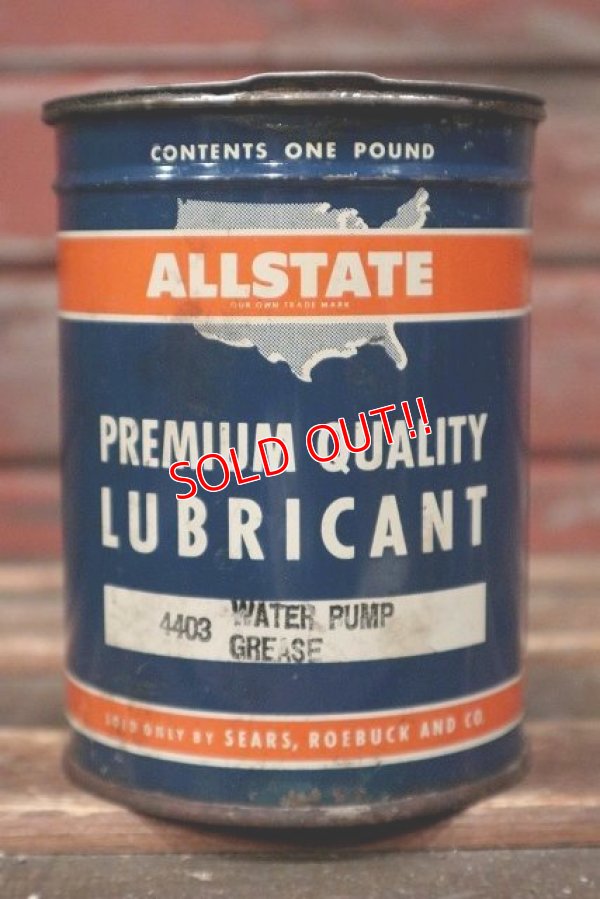 画像1: dp-220301-113 ALLSTATE / WATER PUMP GREAS LUBRICANT Can