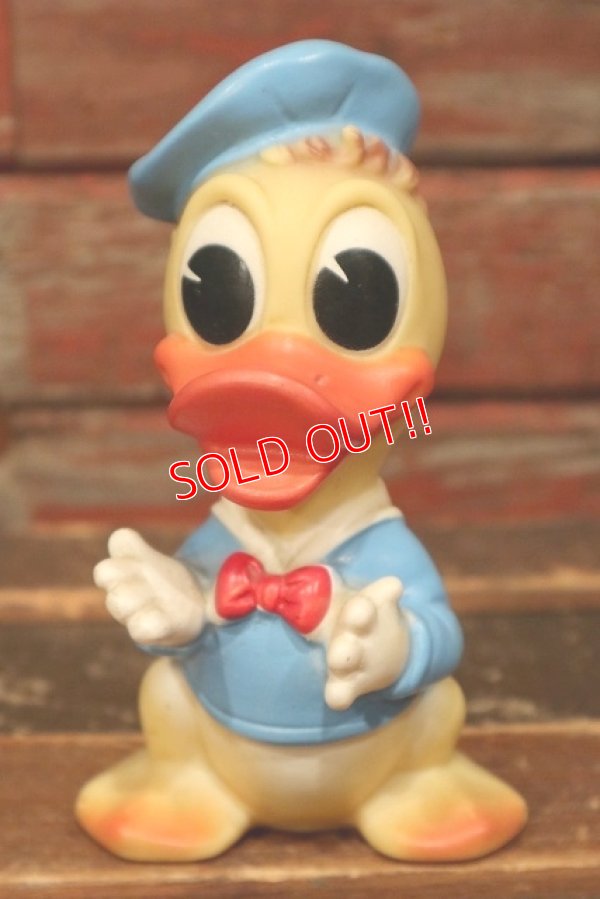 画像1: ct-220401-11 Donald Duck / Ledraplastic 1960's Squeaky Doll (S)