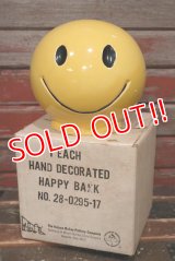 dp-220401-39 McCOY POTTERY / 1970's Smiley Face Coin Bank