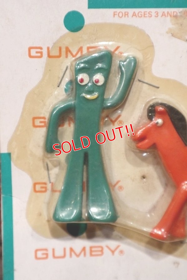 画像2: ct-220401-111Gumby & Pokey / Jesco 1980's mini Bendable