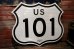 画像1: dp-220401-16 Road Sign "US 101" (1)