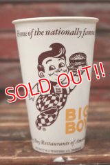 dp-220401-44 Big Boy Restaurant / 1970's-1980's Wax Paper Cup