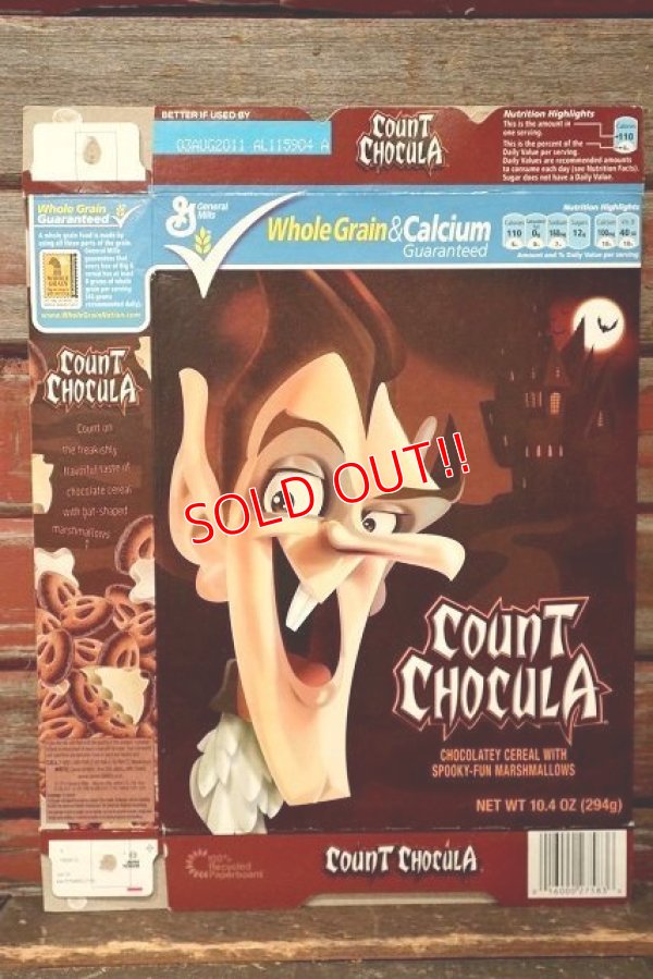 画像1: ct-220401-78 General Mills / COUNT CHOCULA 2010 Cereal Box