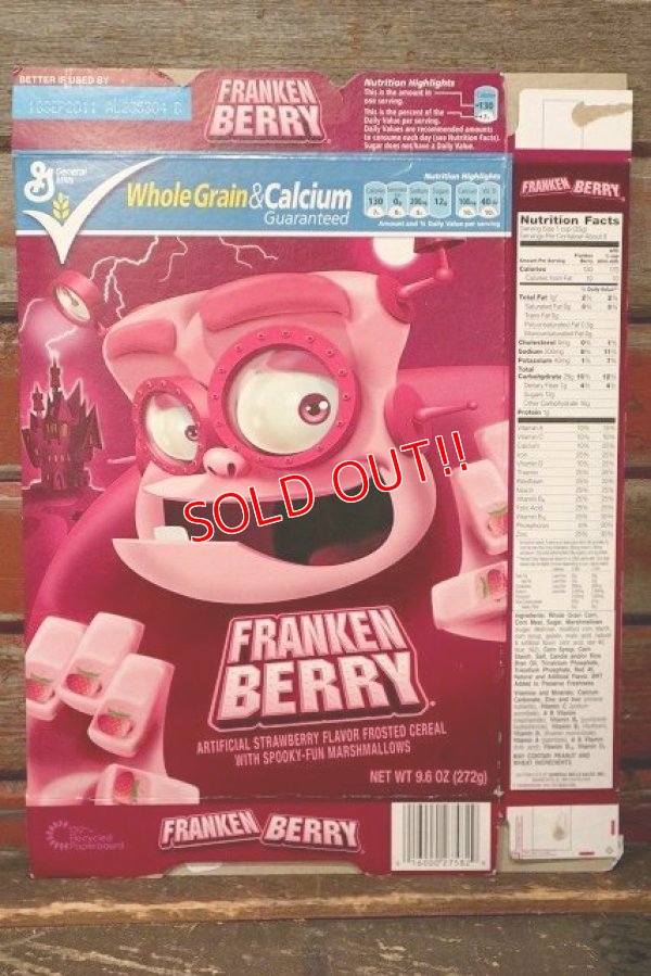 画像1: ct-220401-78 General Mills / FRANKEN BERRY 2010 Cereal Box