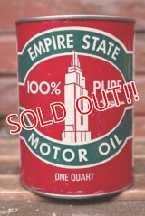 dp-220301-76 EMPIRE STATE / 1950's MOTOR OIL One U.S. Quart Can