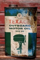 dp-220401-228 TEXACO / OUTBOARD MOTOR OIL Can