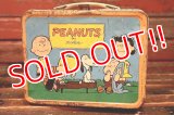 ct-220501-15 【JUNK】PEANUTS / THERMOS 1970's Metal Lunch Box