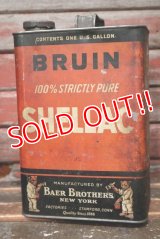 dp-220501-73 BAER BROTHERS BRUIN SHELLAC / 1 U.S. GALLONS Can