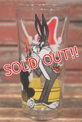 gs-220501-10 Bugs Bunny & Yosemite Sam / PEPSI 1976 Collector Series Glass