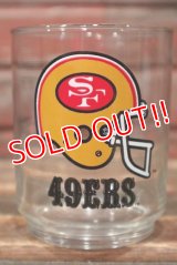 gs-220501-03 SAN FRANCISCO 49ERS / 1980's Glass