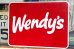 画像1: dp-220501-45 Wendy's / Large Road Sign (1)